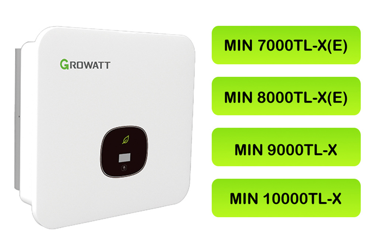 Biến tần Growatt 8kW | Growatt MIN 8000TL-X - Autosolar.vn