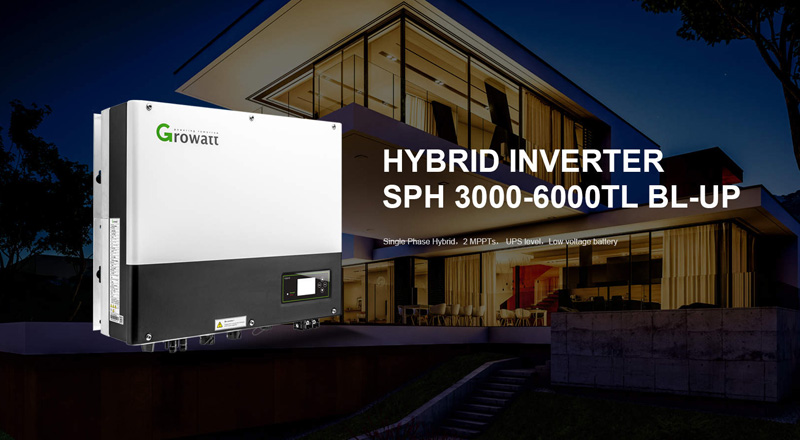 Inverter Hybrid Growatt 6kW | SPH6000TL BL-UP - Autosolar.vn