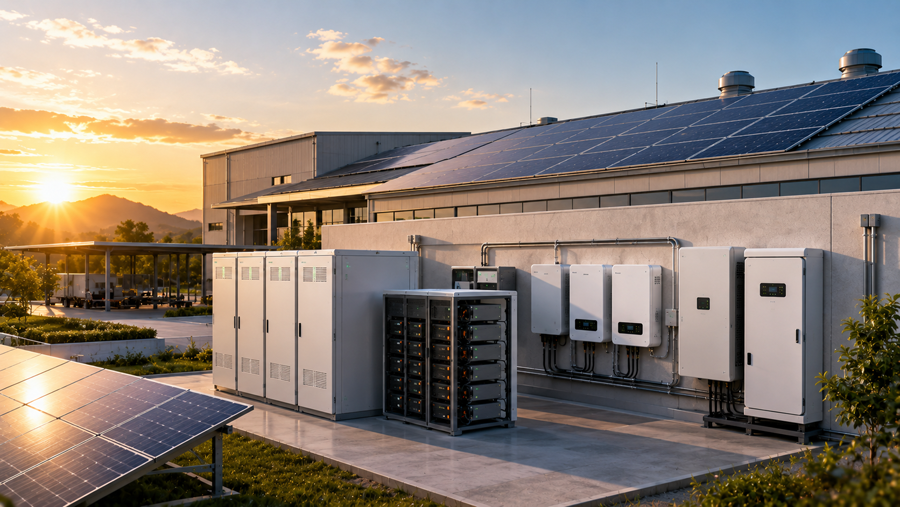 Các giải pháp lưu trữ năng lượng mặt trời tối ưu cho doanh nghiệp - Autosolar.vn