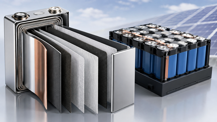 Cấu tạo của pin lithium gồm những thành phần gì? - Autosolar.vn