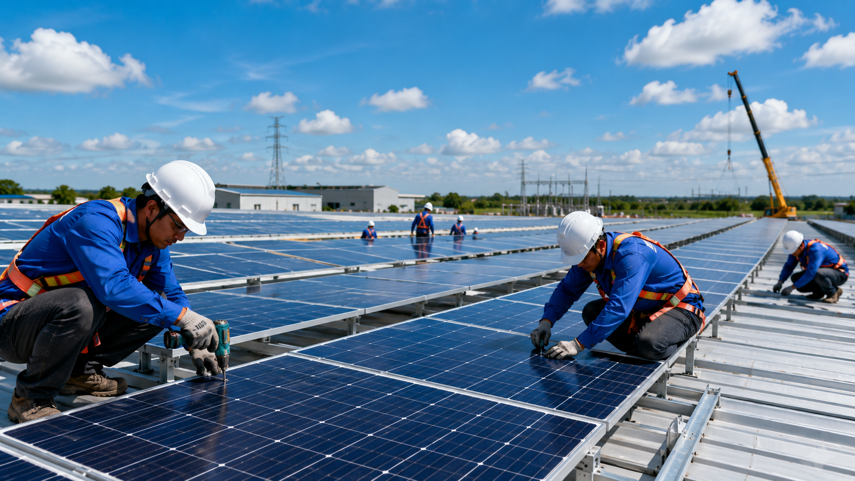 Dịch vụ thi công nhà máy điện mặt trời uy tín - Autosolar.vn