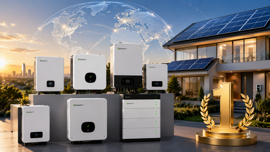 Growatt tiếp tục là nhà cung cấp biến tần dân dụng lớn nhất thế giới - Autosolar.vn