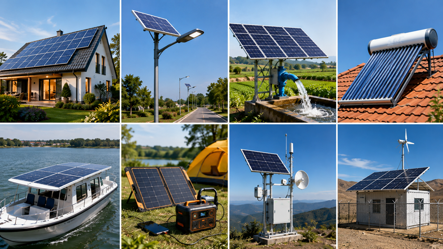 Những ứng dụng cơ bản của tấm điện năng lượng mặt trời - Autosolar.vn