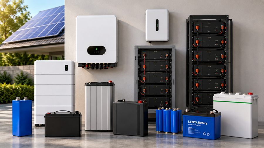 Pin lưu trữ điện mặt trời có những loại nào? - Autosolar.vn