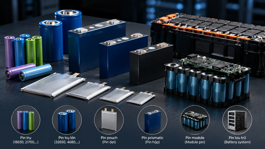 Tất tần tật thông tin về các loại pin lithium cơ bản nhất hiện nay - Autosolar.vn
