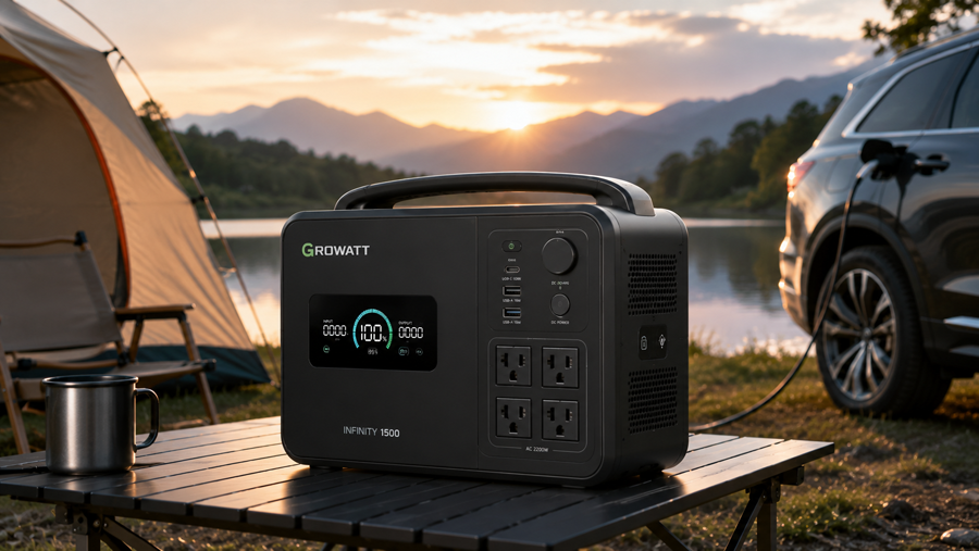 Trạm sạc di động growatt infinity 1500 - Autosolar.vn
